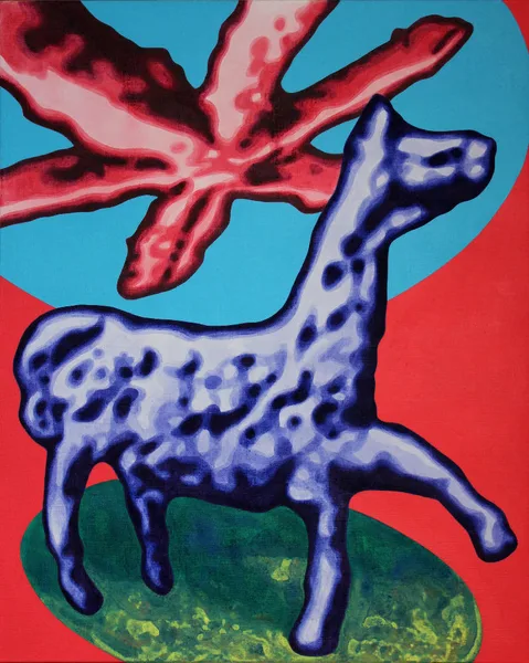 Stone Decadence, 2012, 100x80, acrylic on canvas