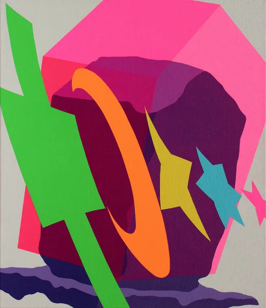 Symbol No. 31, 2018, 100x80 cm, acrylic on canvas