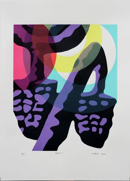 Bandit 1, 2022, 70 x 50 cm, serigraphy