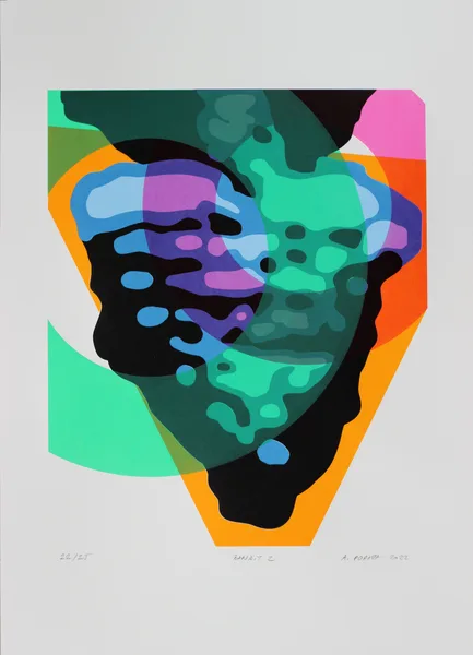 Bandit 2, 2022, 70 x 50 cm, serigraphy